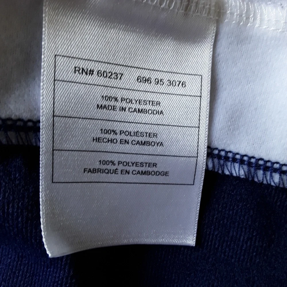 Puma boys sport blue jacket full zipper size L